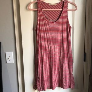 Tee by Big Star red/gray striped tank dress